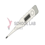 Thermometer, clinical, digital, no Li